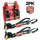 ShockStrap 15 Ft. x 1.5 In. Constant Tension Ratchet Tie Down Straps (2-Pack) Image 1