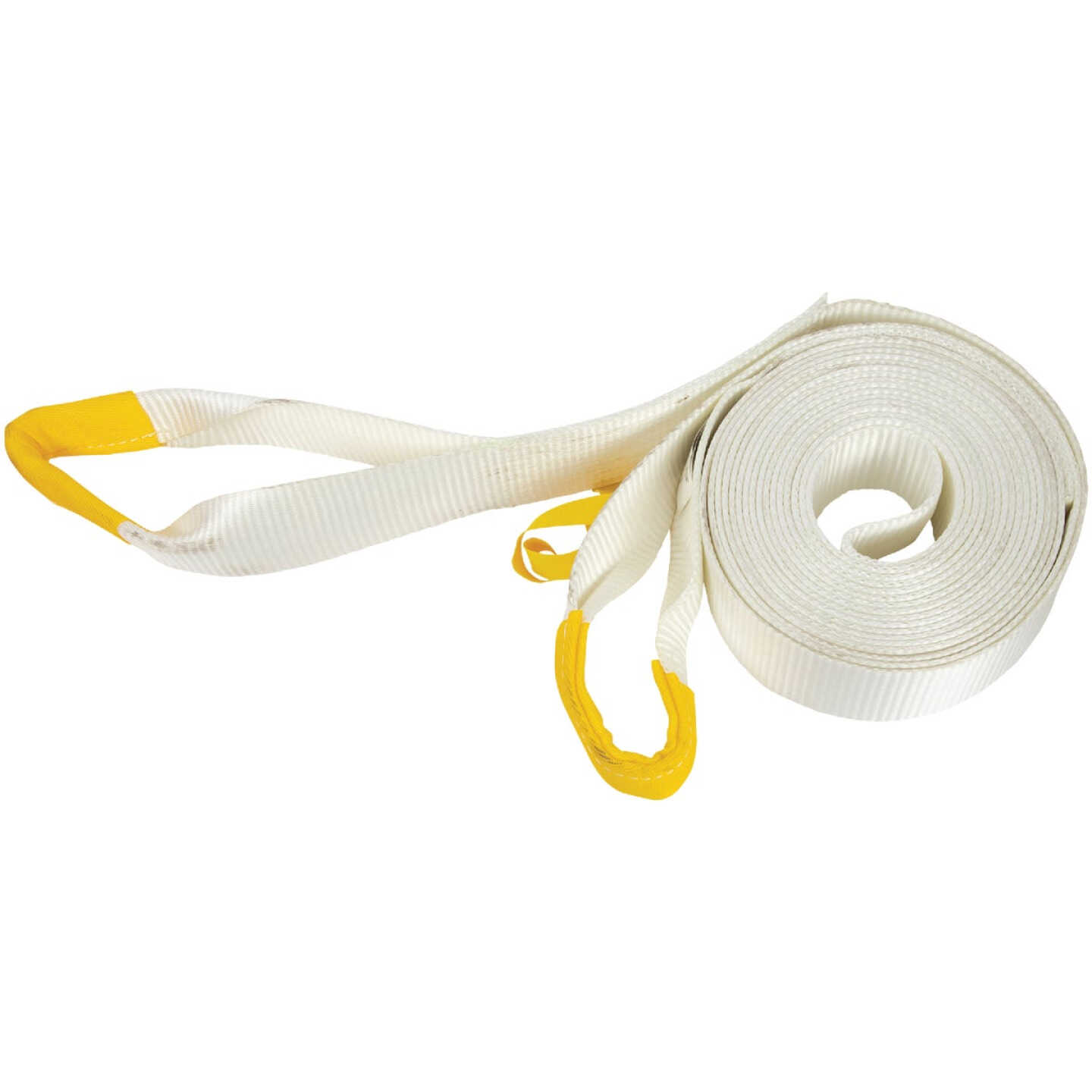 Erickson 3 In. x 20 Ft. 13,500 Lb. Polyester Recovery Tow Strap, White Image 1