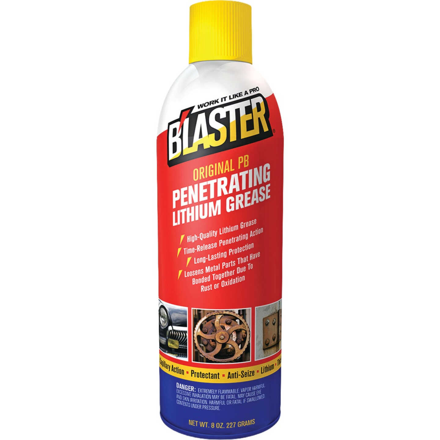 B'laster 8 Oz. PB Infused Grease Aerosol Image 1