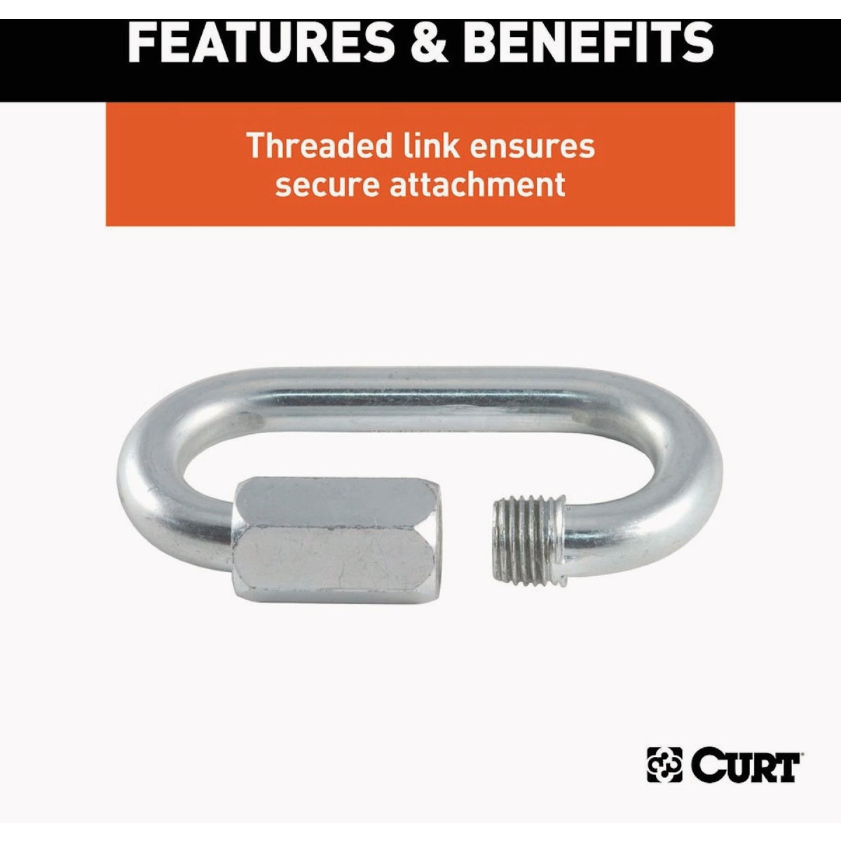 CURT 5/16 In. Quick Link (2-Pack) Image 3