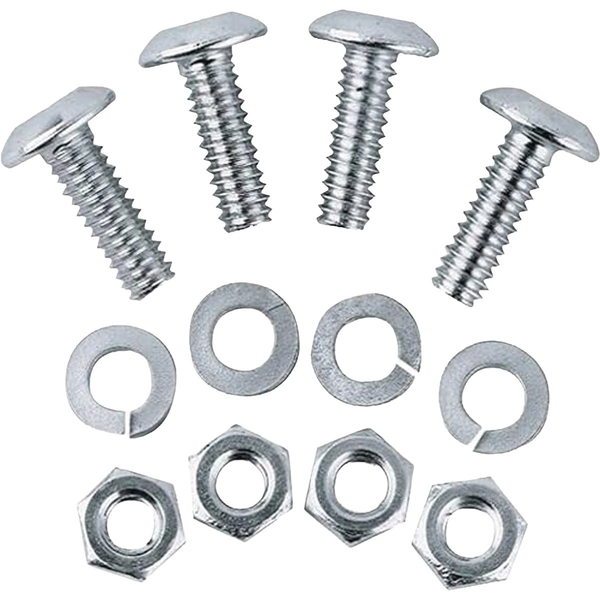 Custom Accessories Stainless Steel License Plate Fasteners (12-Piece)