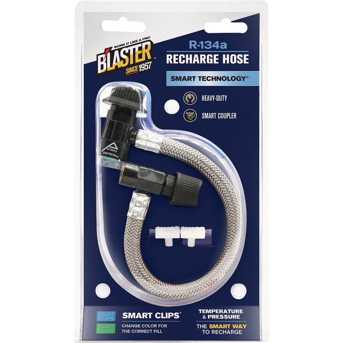 Blaster R134a SSV Turn & Push Hose with Smart Coupler