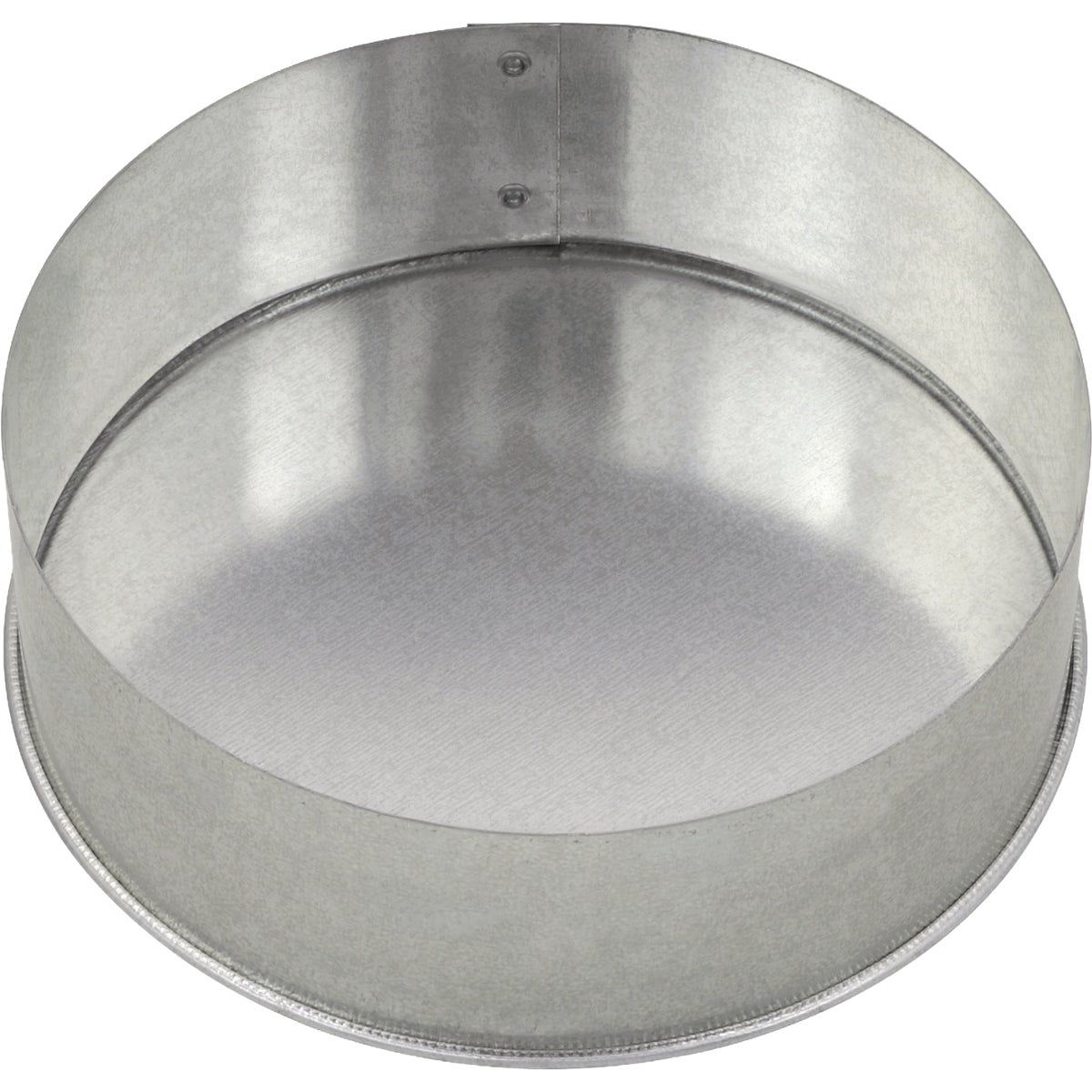 Imperial Galvanized Steel 7 In. Dia. 28 Ga. Non-Crimped Round End Cap Image 2