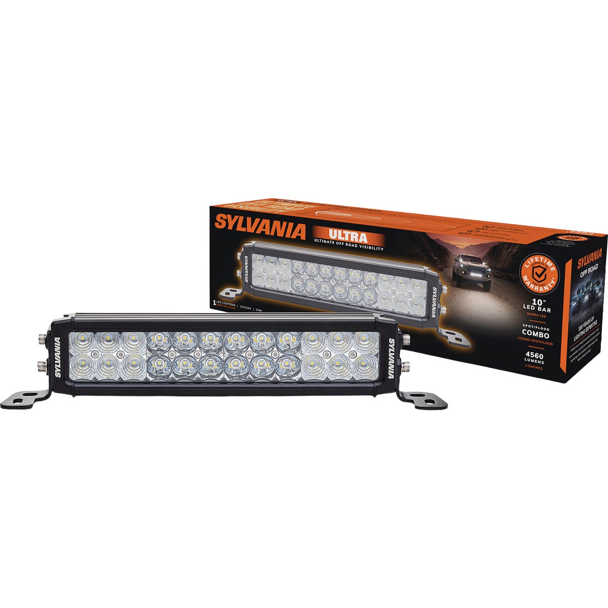 Sylvania 10 In. Ultra LED Combo Light Bar & Spotlight