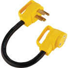 Camco PowerGrip 50A/30A Dogbone RV Power Cord Adapter Image 1