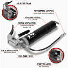 Performance Tool Pro Pistol Grip Grease Gun Image 2