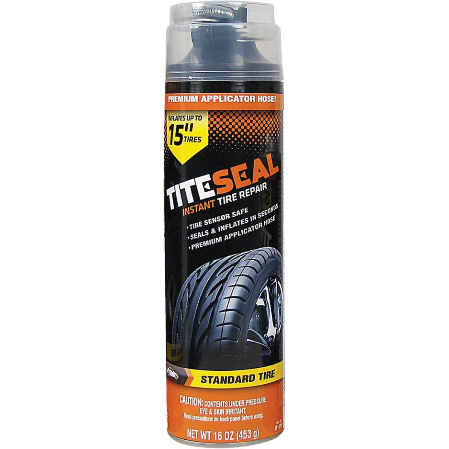 Tite-Seal 16 Oz. Aerosol Truck & SUV Tire Puncture Sealer and Inflator (with 8 In. Applicator Hose) Image 1