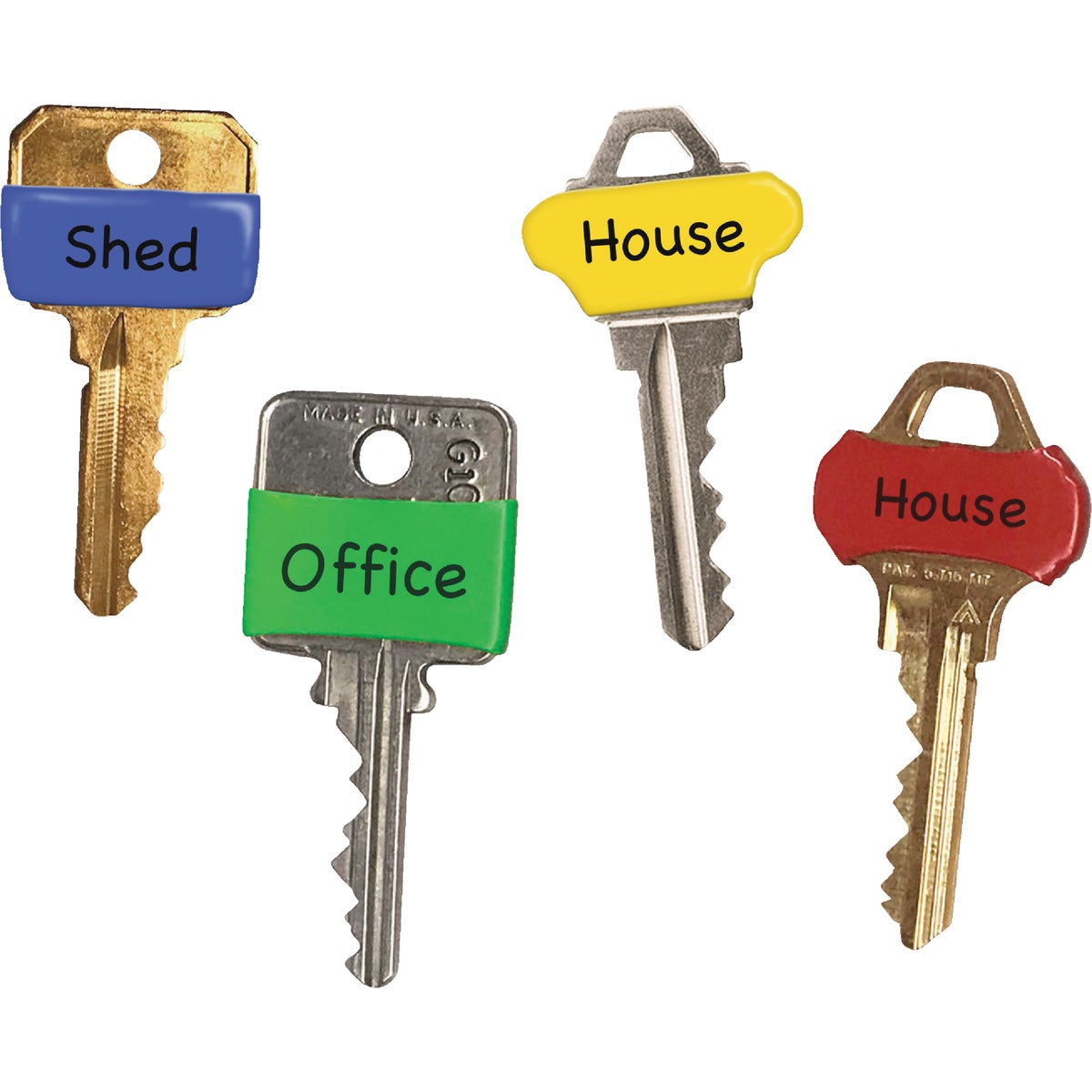 Lucky Line Write-On Key Identifiers Bands (8-Pack) Image 3