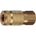 Tru-Flate ARO Series Push-to-Connect 1/4 In. FNPT Coupler Image 1