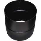 Imperial 6 In. x 6 In. 24ga Black Stove Pipe Drip-Free Adapter Image 1