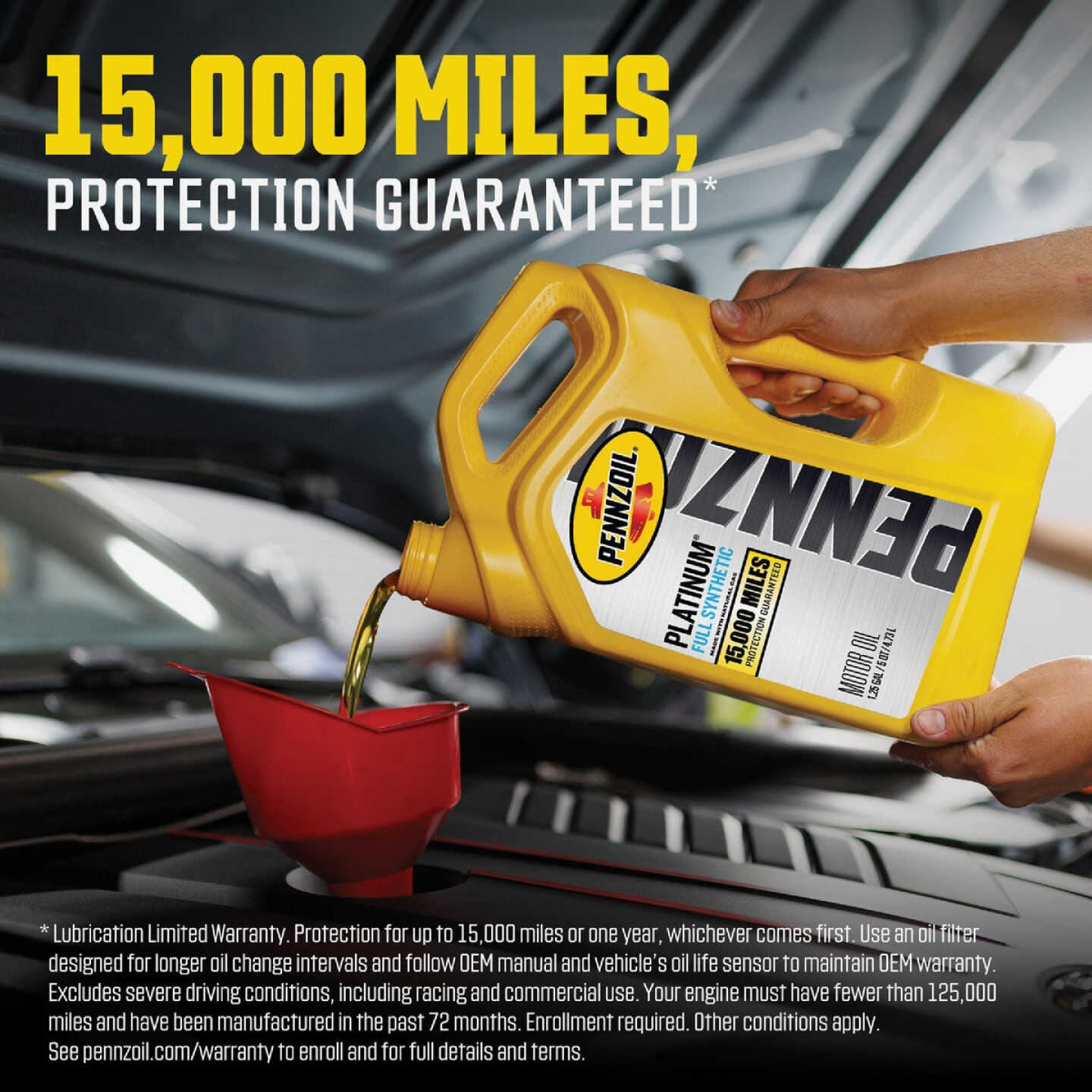 Pennzoil Platinum Full Synthetic 5W-20 Motor Oil, 5 Qt. Image 6