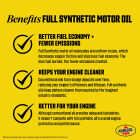 Pennzoil Platinum Full Synthetic 5W-20 Motor Oil, 5 Qt. Image 2