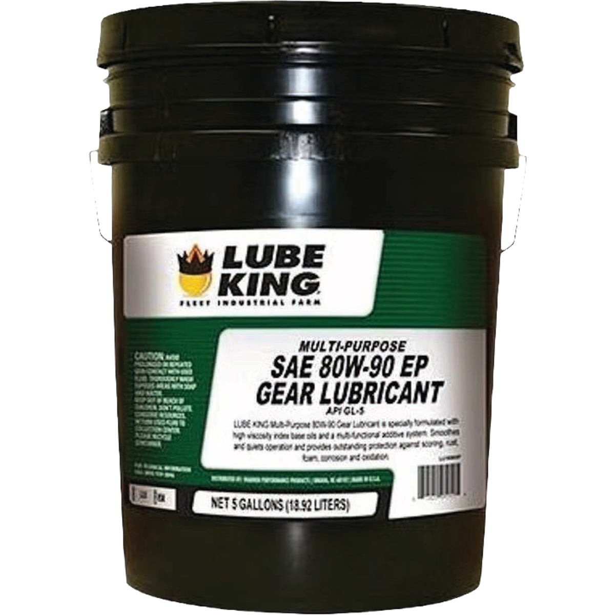 Lube King 5 Gal. 80W90 Multi-Purpose Gear Lubricant Oil