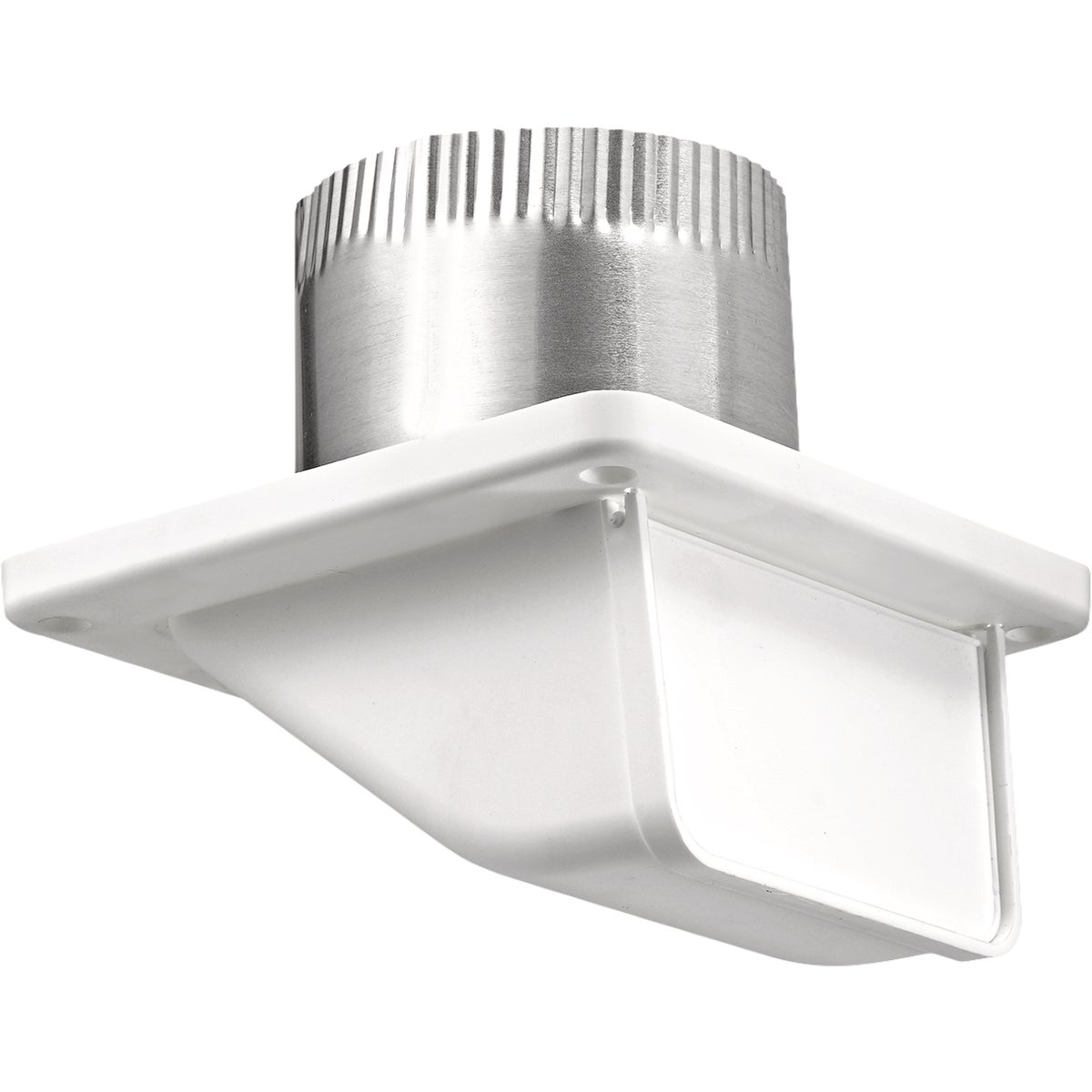 Lambro 4 In. White Plastic Soffit Exhaust Vent