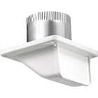 Lambro 4 In. White Plastic Soffit Exhaust Vent Image 1