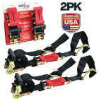 ShockStrap 18 Ft. x 2 In. Constant Tension Ratchet Tie Down Straps (2-Pack) Image 1