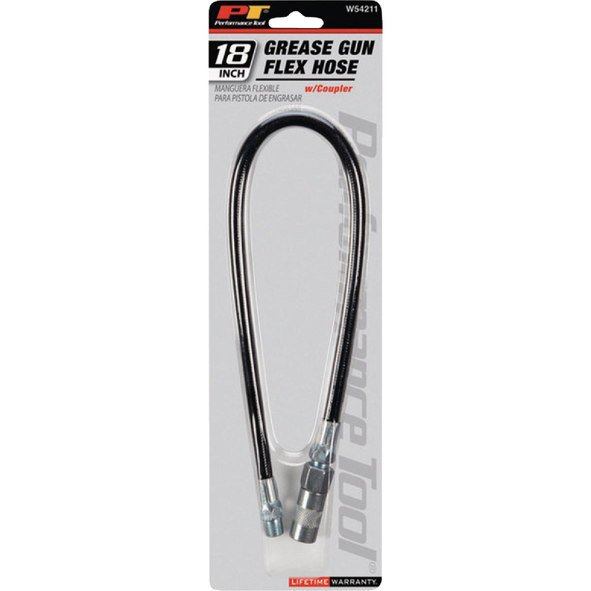 Performance Tool 18 In. Grease Gun Flex Hose Image 4