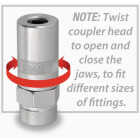 Performance Tool 18 In. Grease Gun Flex Hose Image 3