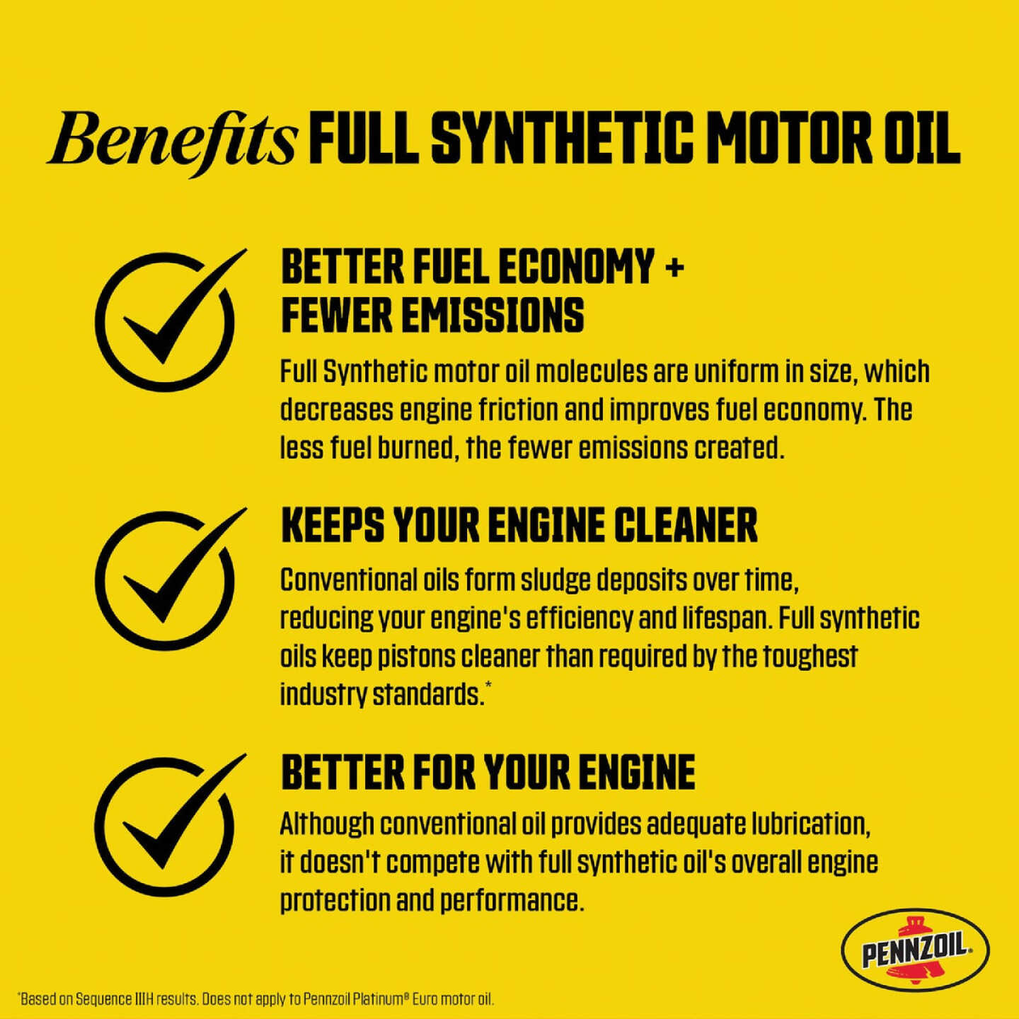 Pennzoil Platinum Full Synthetic 0W-20 Motor Oil, 5 Qt. Image 2
