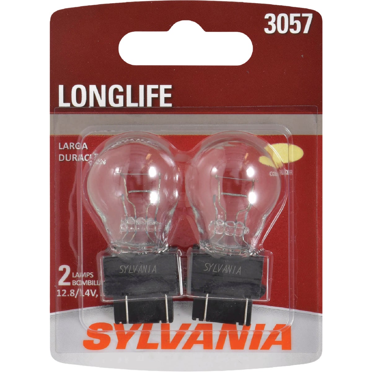 Sylvania 3057 Long Life 12V Mini Incandescent Automotive Bulb (2-Pack)