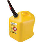 Midwest Can 5 Gal. Plastic Auto Shut Off Diesel Fuel Can, Yellow Image 1