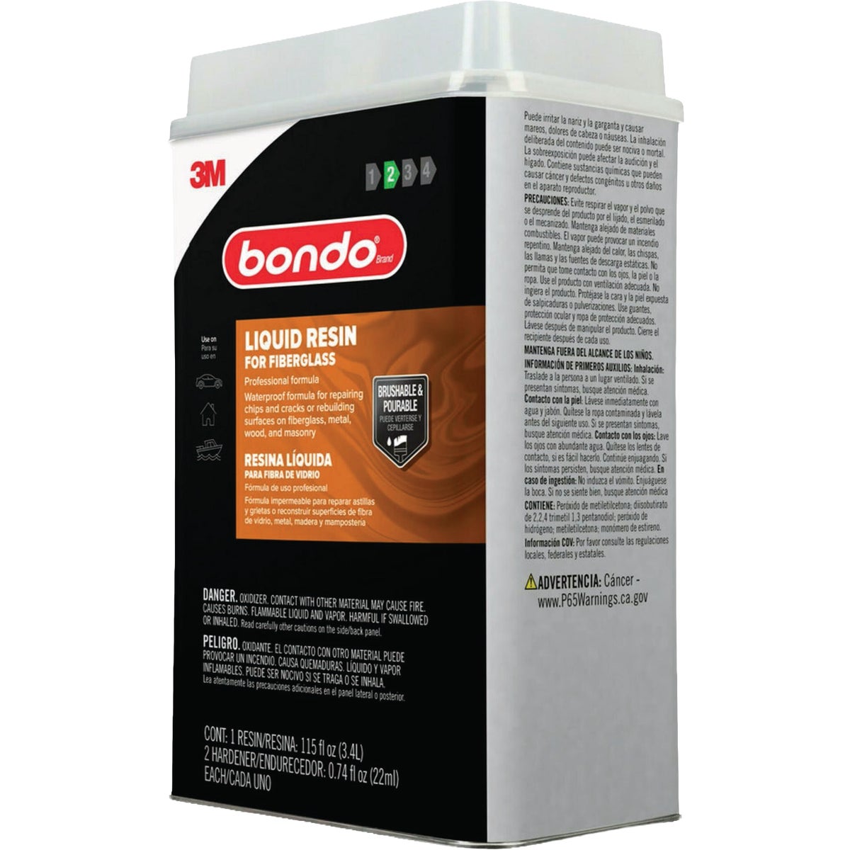Bondo .9 Gal. Fiberglass Resin Image 4