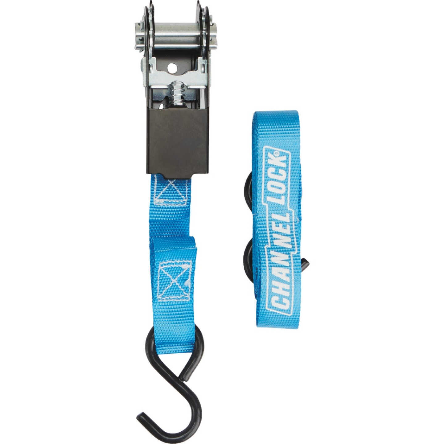 Channellock 1 In. x 10 Ft. Ratchet Tie Down With S Hooks (4-Pack) Image 4
