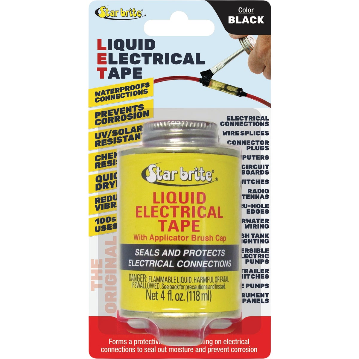 Starbrite 4 Oz. Black Electrical Liquid Tape