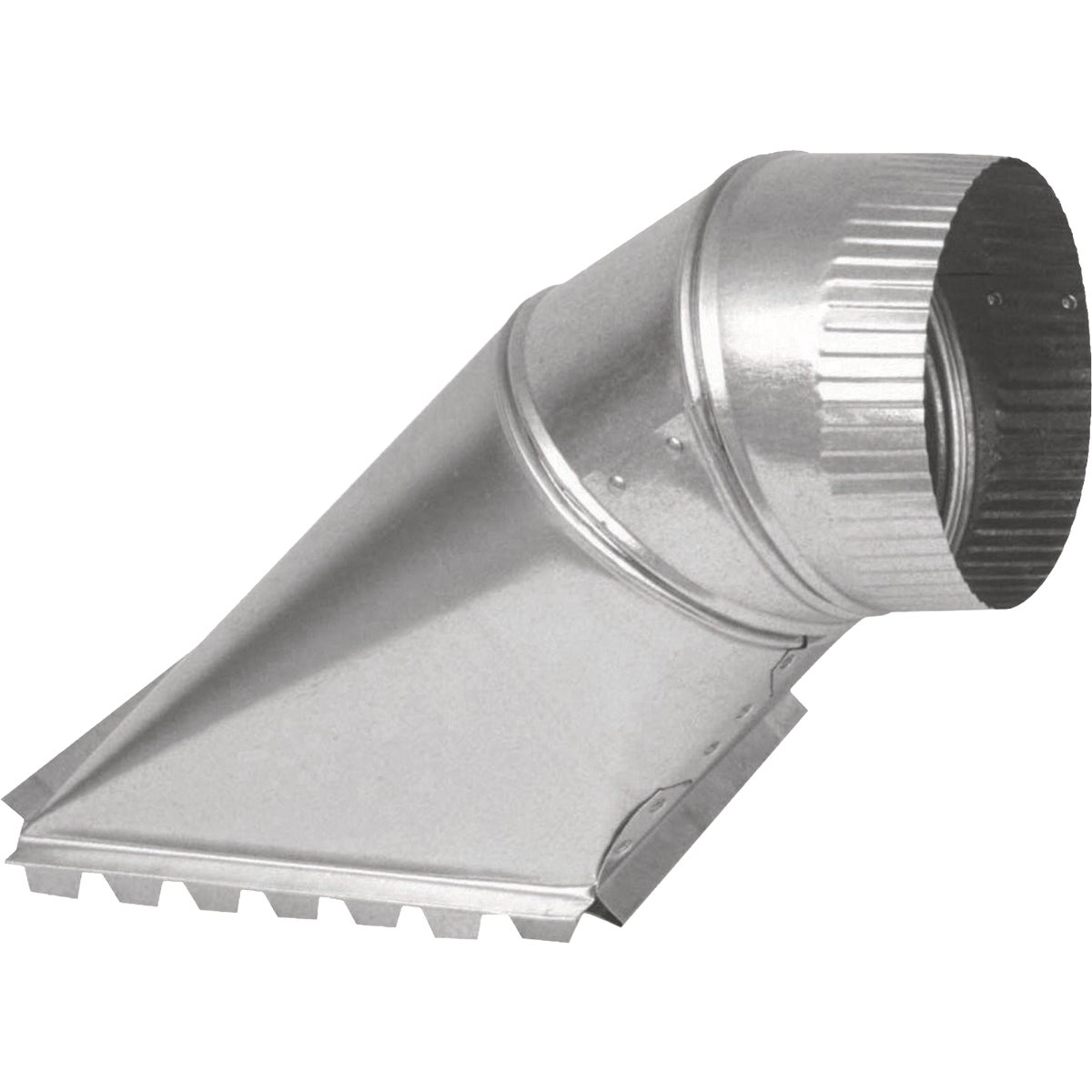 Imperial 32 Ga. 6 In. Galvanized Steel Round-to-Rectangular Adjustable Take Off