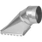 Imperial 32 Ga. 6 In. Galvanized Steel Round-to-Rectangular Adjustable Take Off Image 1