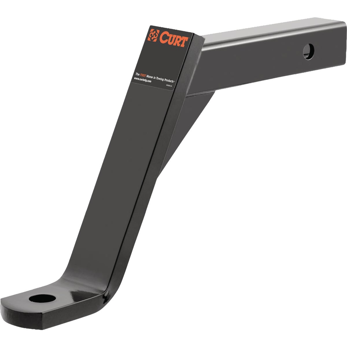 CURT 5000 Lb. 10 In. Drop 8 In. Rise 1 In. Hole Class 3 Trailer Hitch Ball Mount fits 2 In. Receiver