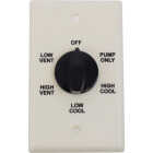 Dial Manufacturing 2-Speed Ivory Evaporative Cooler Wall Switch Image 1