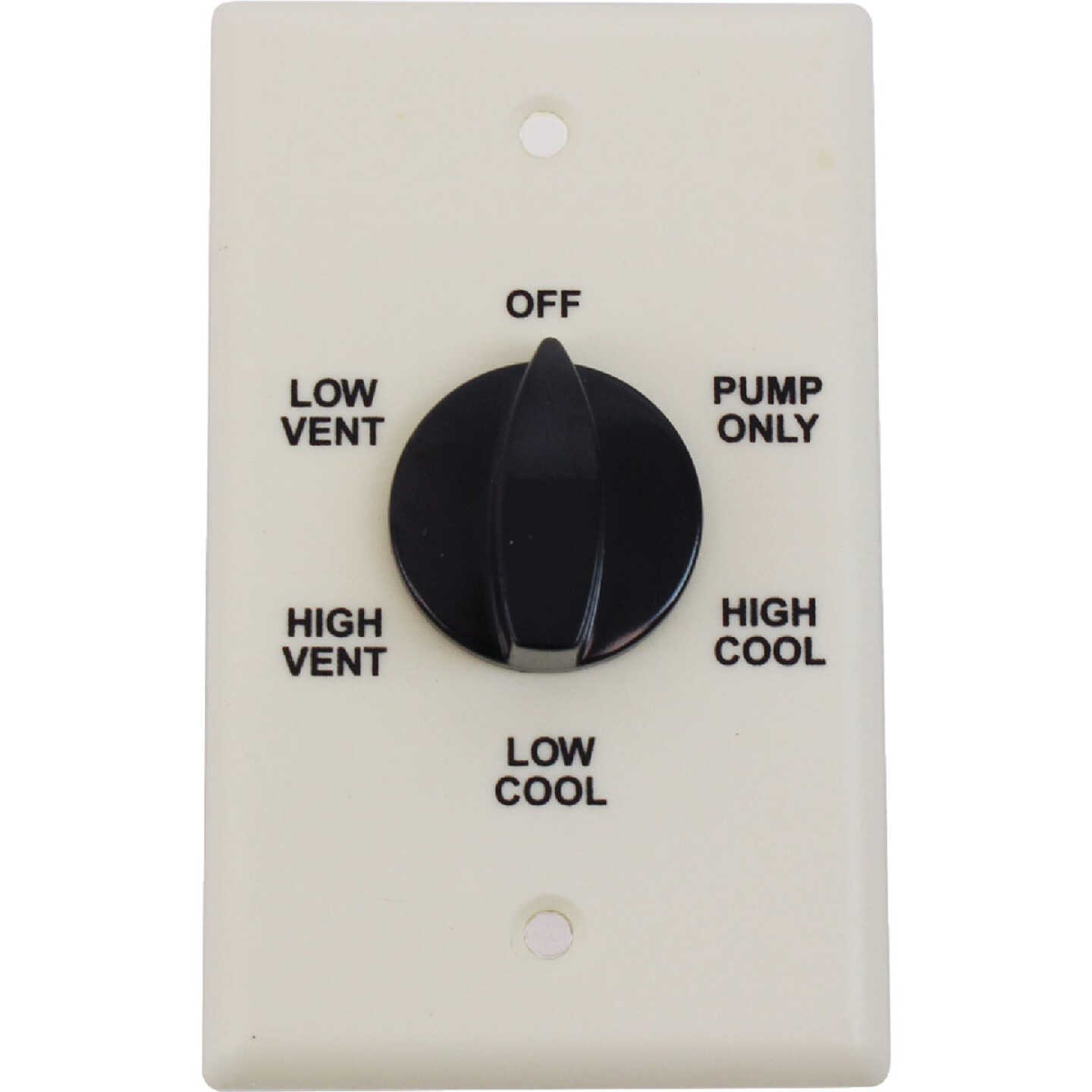 Dial Manufacturing 2-Speed Ivory Evaporative Cooler Wall Switch Image 1