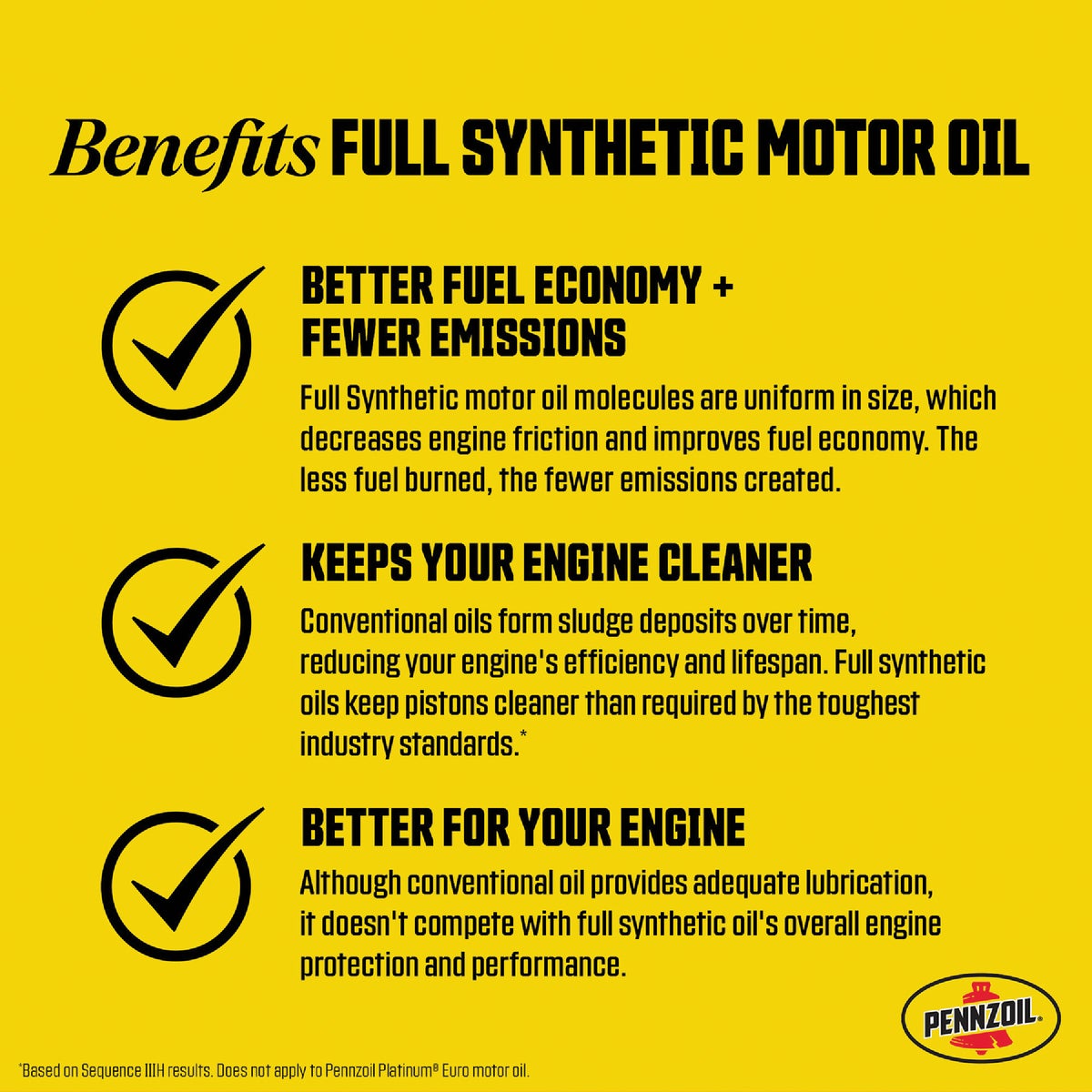 Pennzoil Platinum Full Synthetic 5W-30 Motor Oil, 5 Qt. Image 2
