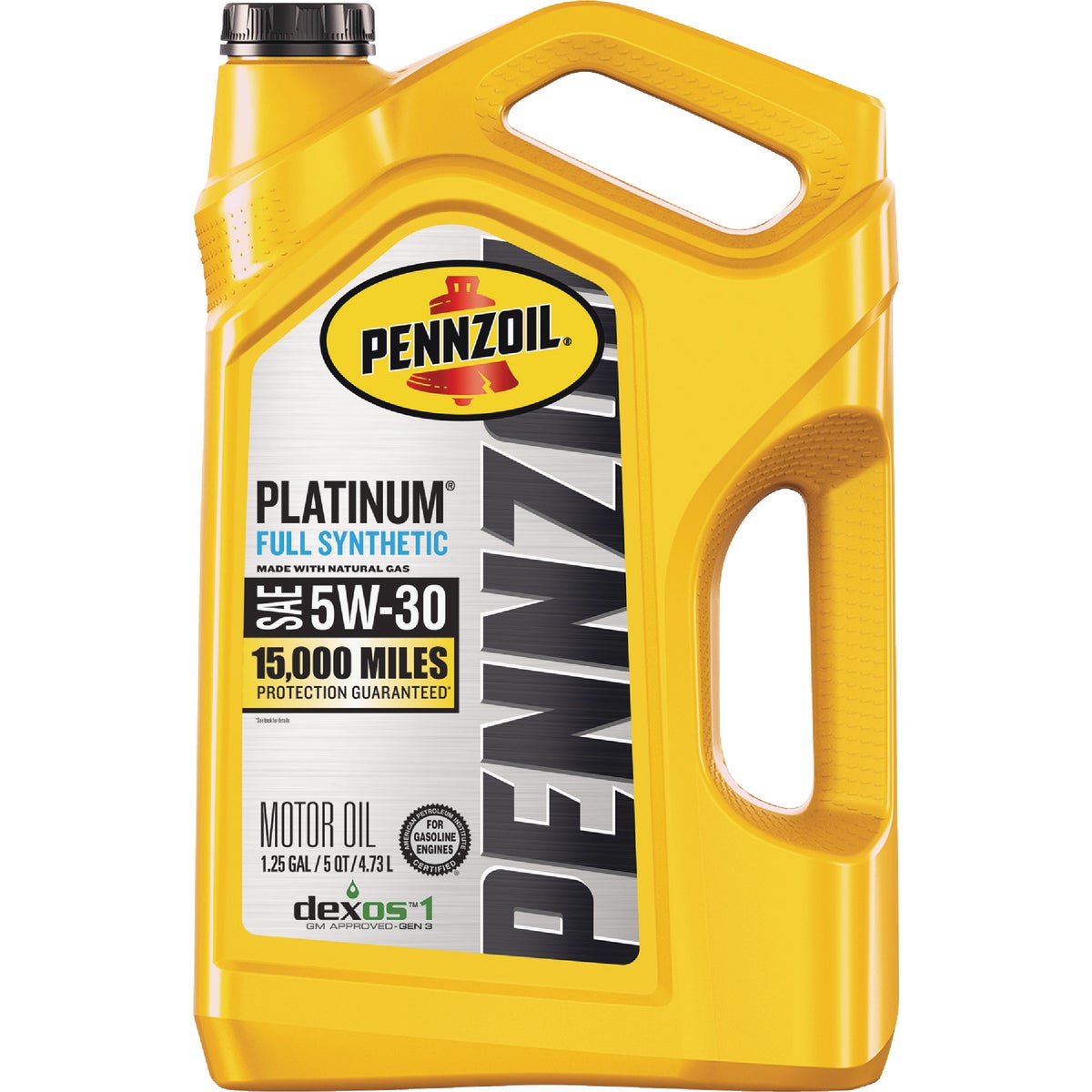 Pennzoil Platinum Full Synthetic 5W-30 Motor Oil, 5 Qt. Image 1