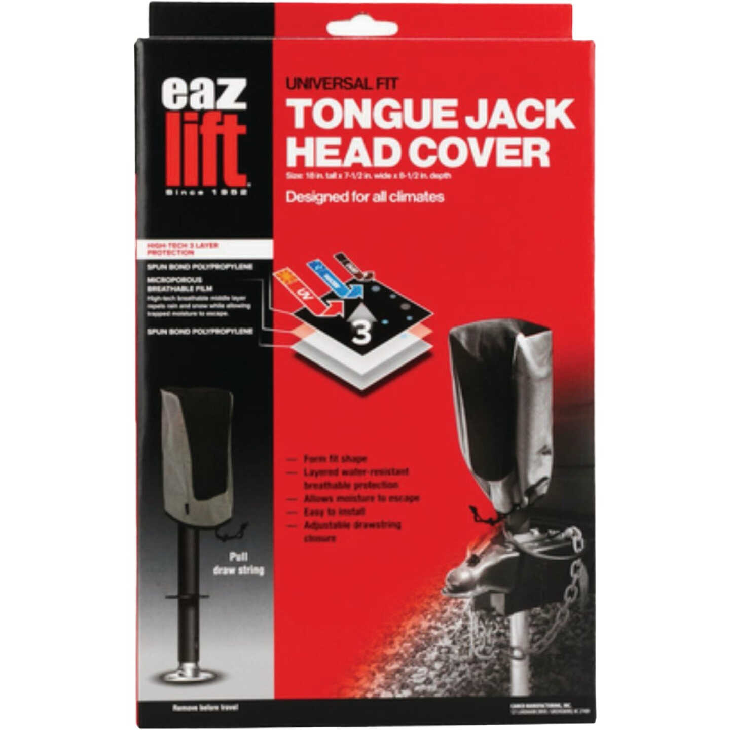 Camco EazLift Tongue Jack Head Cover Image 1