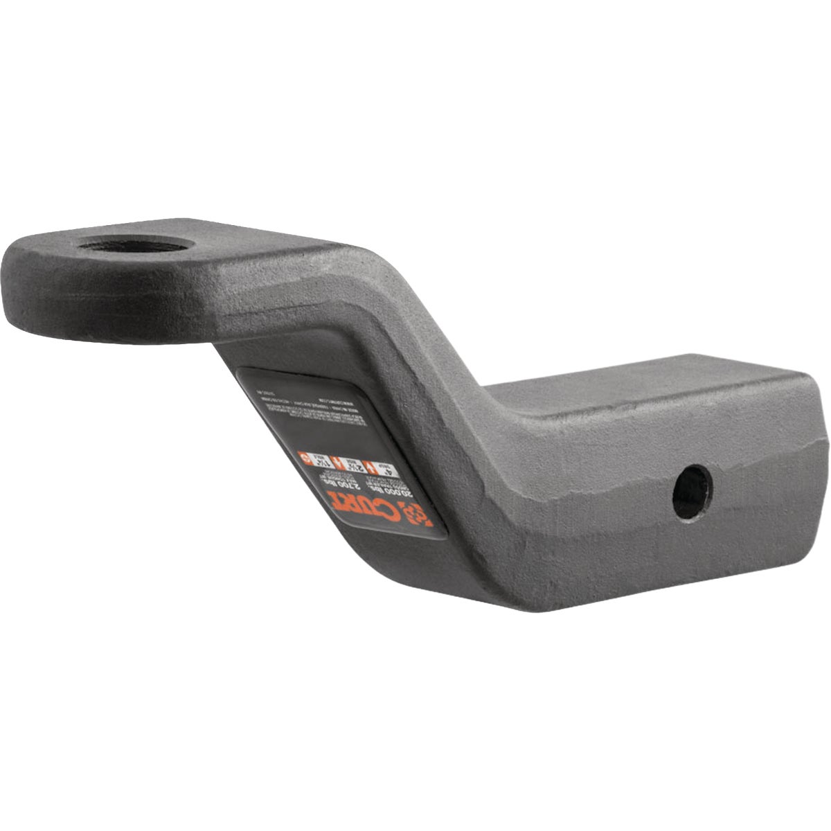 CURT 20000 Lb. 4 In. Drop 2-1/2 In. Rise 1-1/4 In Hole Commercial-Duty  Trailer Hitch Ball Mount fits 2-1/2 In. Receiver Image 6