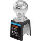 CURT 2-5/16 In. Dia. 1-1/4 In. x 2-5/8 In. Shank Chrome Trailer Ball, 10,000 Lb. Image 4