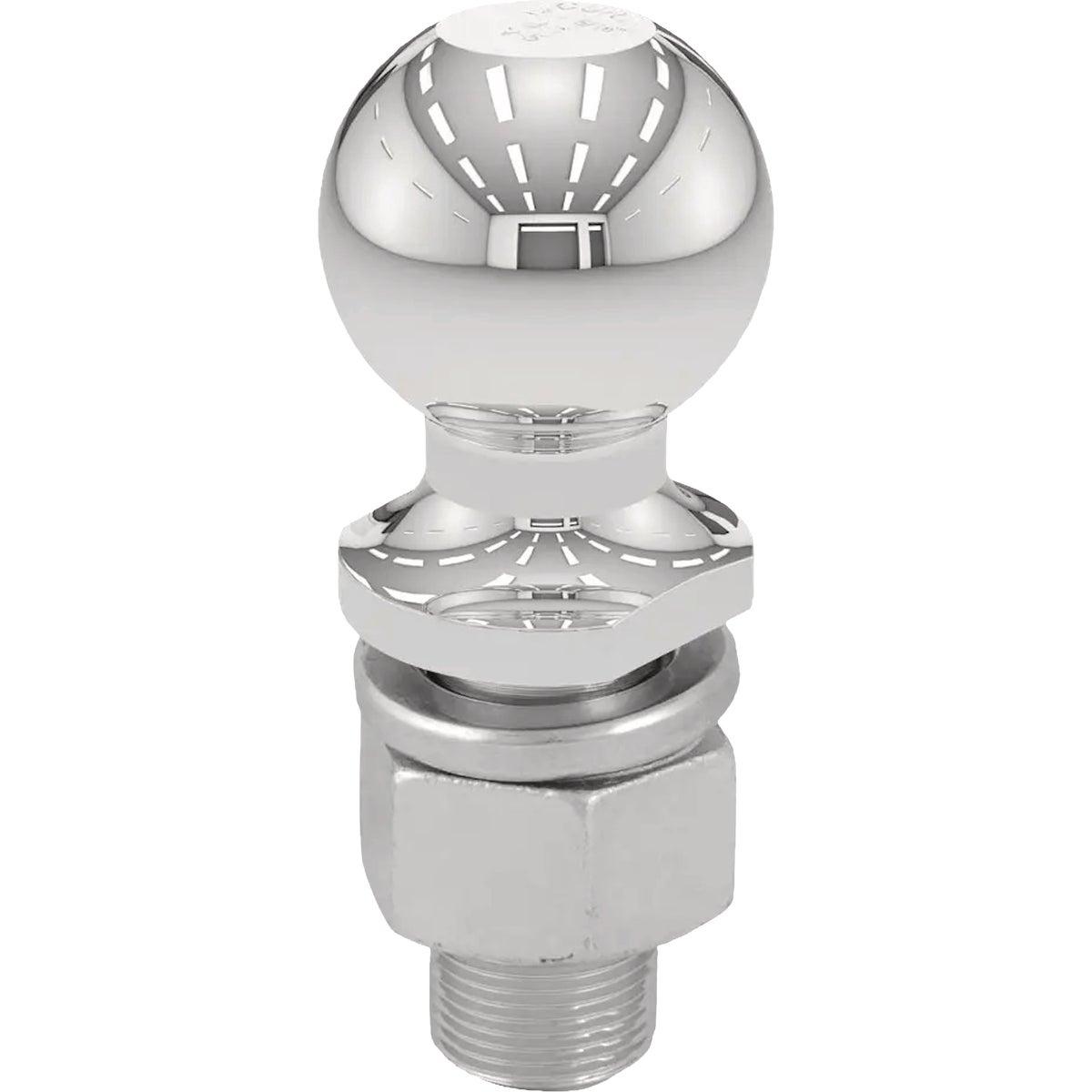 CURT 2-5/16 In. Dia. 1-1/4 In. x 2-5/8 In. Shank Chrome Trailer Ball, 10,000 Lb. Image 1