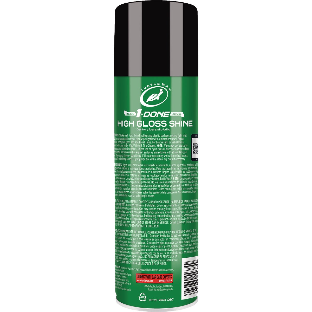 Turtle Wax 1 & Done 15 Oz. High Gloss Aerosol Spray Tire Shine Image 2