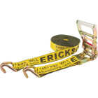 Erickson 2 In. x 30 Ft. 10,000 Lb. Long Handle Ratchet Double J-Hooks with Bonus Web Clamp Image 1