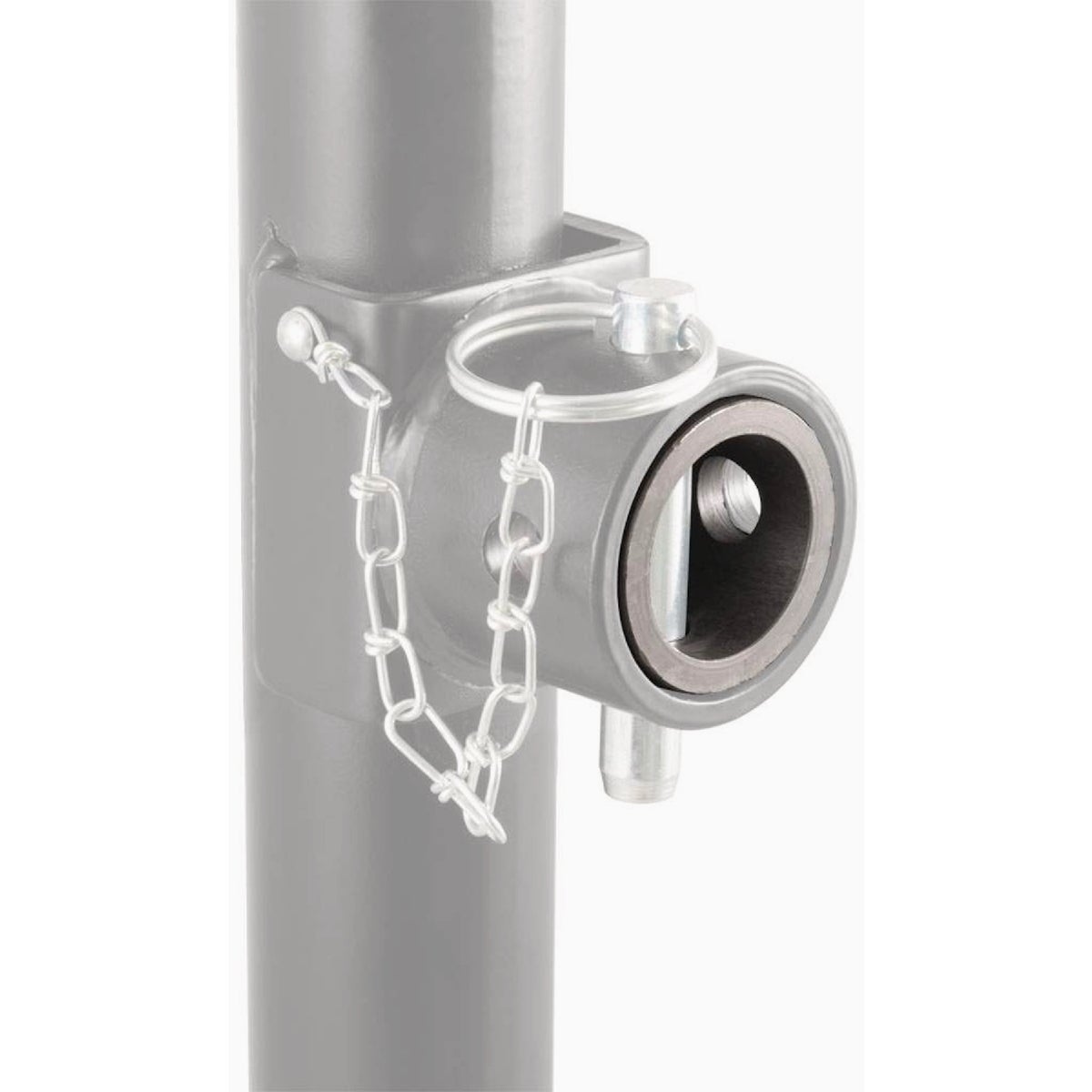 Curt Replacement Swivel Jack Male Pipe Mount (5/8 In. Pin Hole, Packaged) Image 2