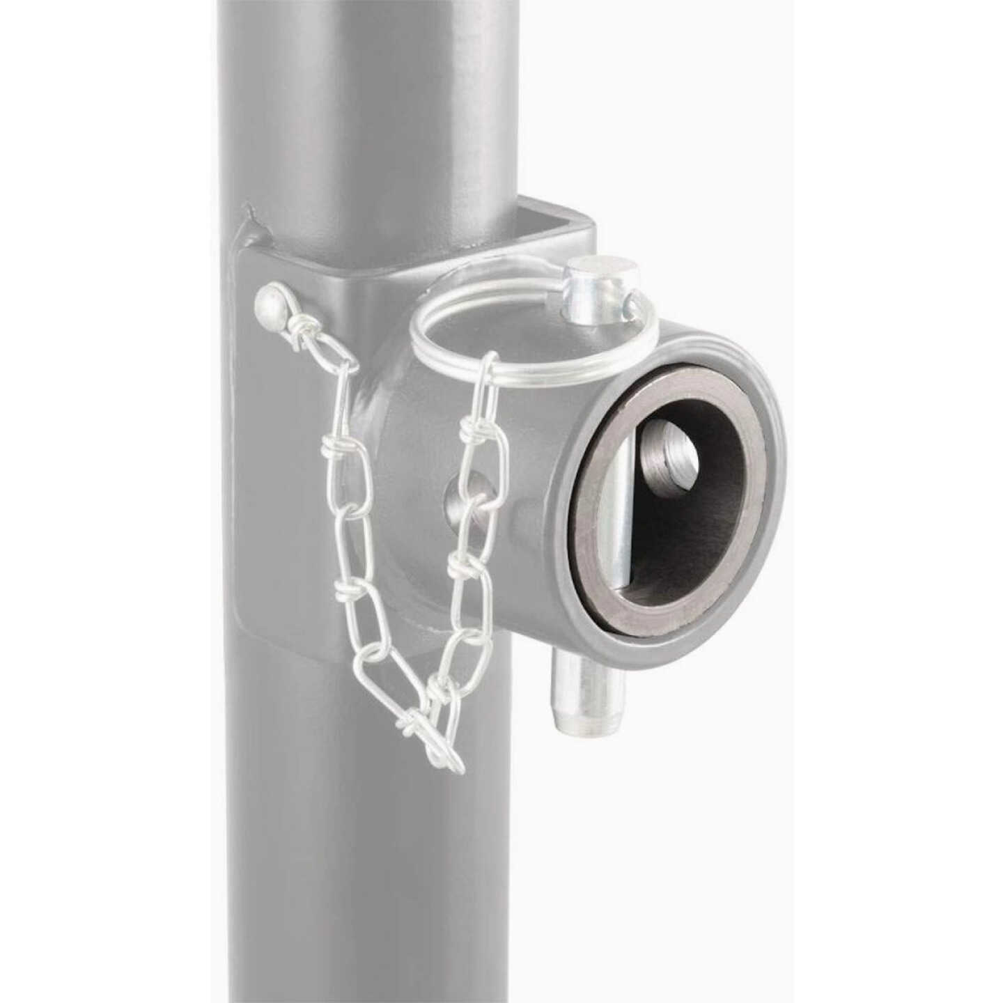 Curt Replacement Swivel Jack Male Pipe Mount (5/8 In. Pin Hole, Packaged) Image 2