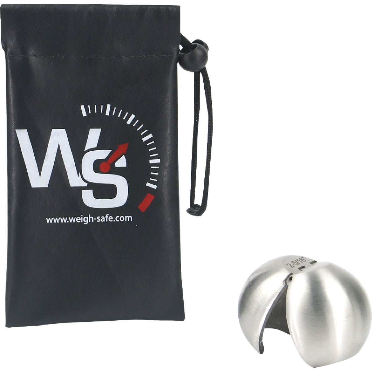 Weigh Safe Universal 2 In. to 2-5/16 In. Stainless Steel Clam Shell Adapter Image 1