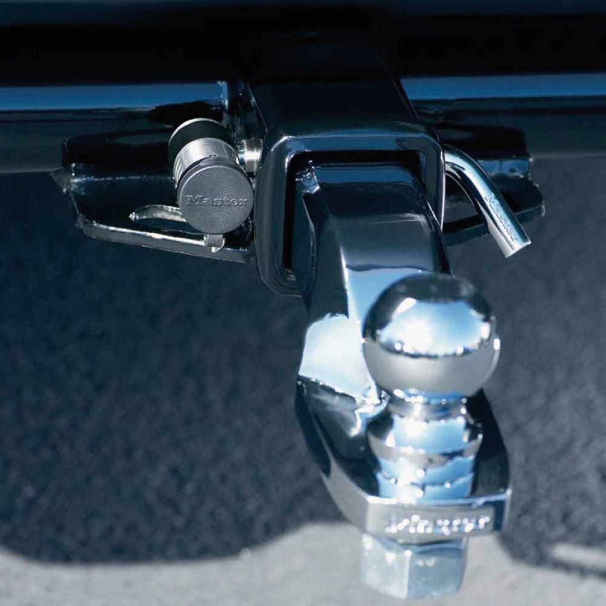 Master Lock Swivel Head Receiver Hitch Lock Image 2
