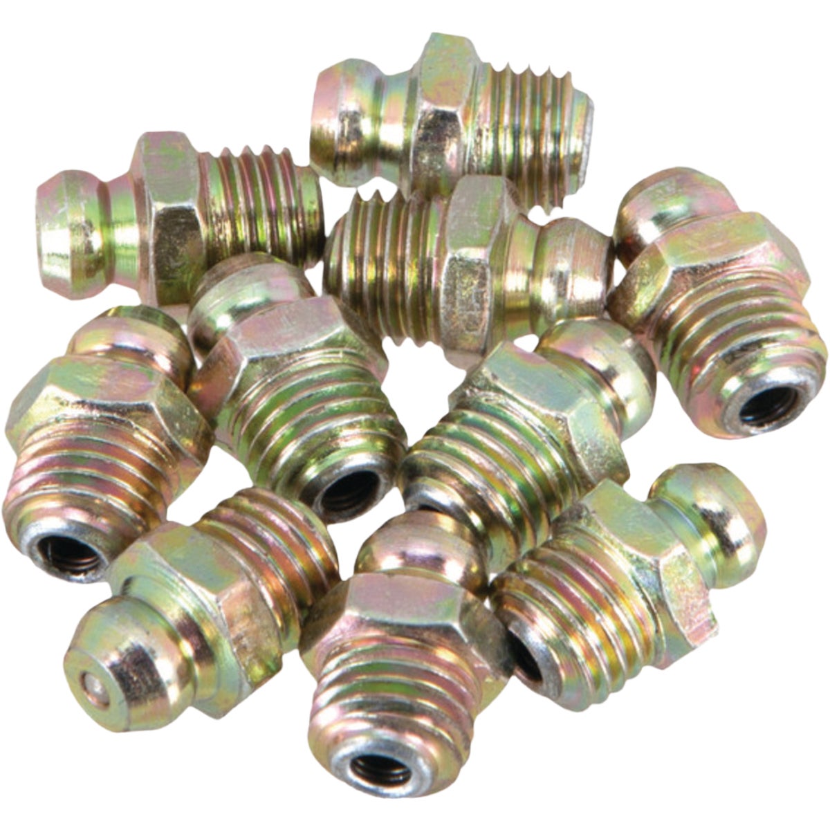 Performance Tool 10-Pack 8 mm x 1 Short Straight Grease Fittings