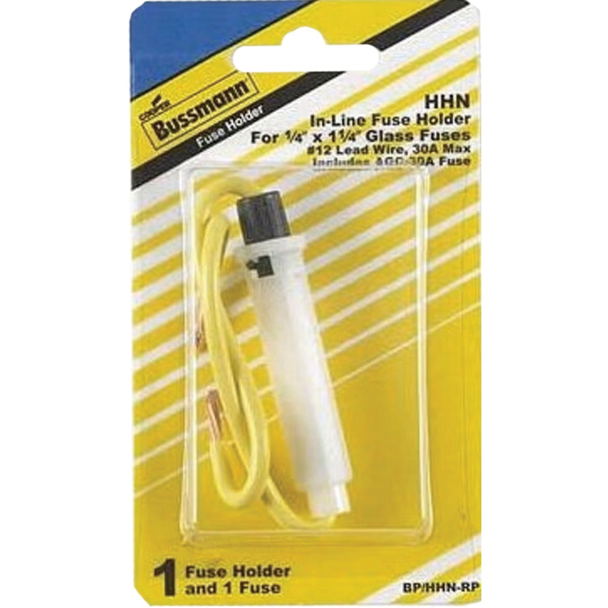 Cooper Bussmann 30A 1/4 In. x 1.15 In. Automotive Fuse Holder