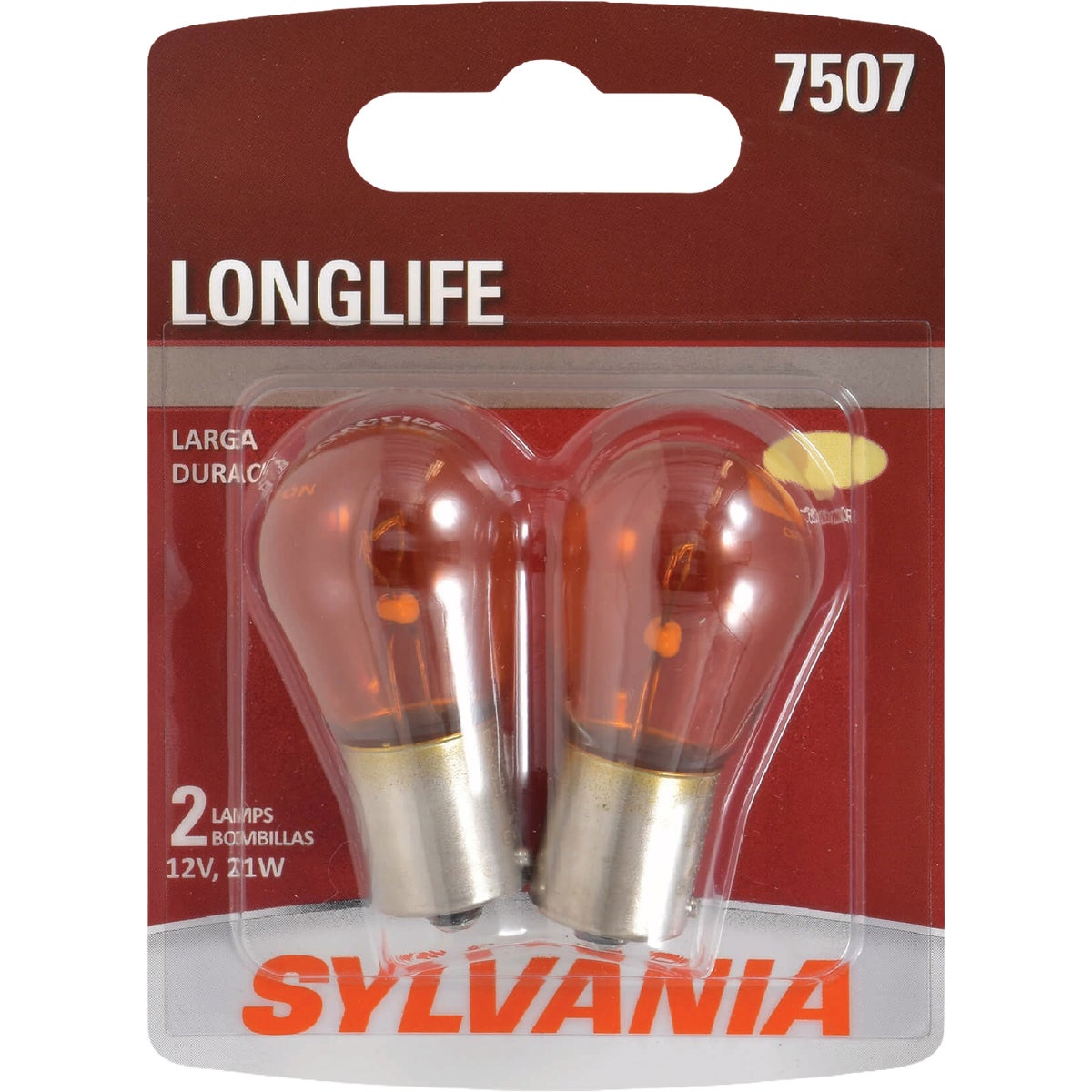 Sylvania 7507 Long Life 12V Mini Incandescent Automotive Bulb (2-Pack)
