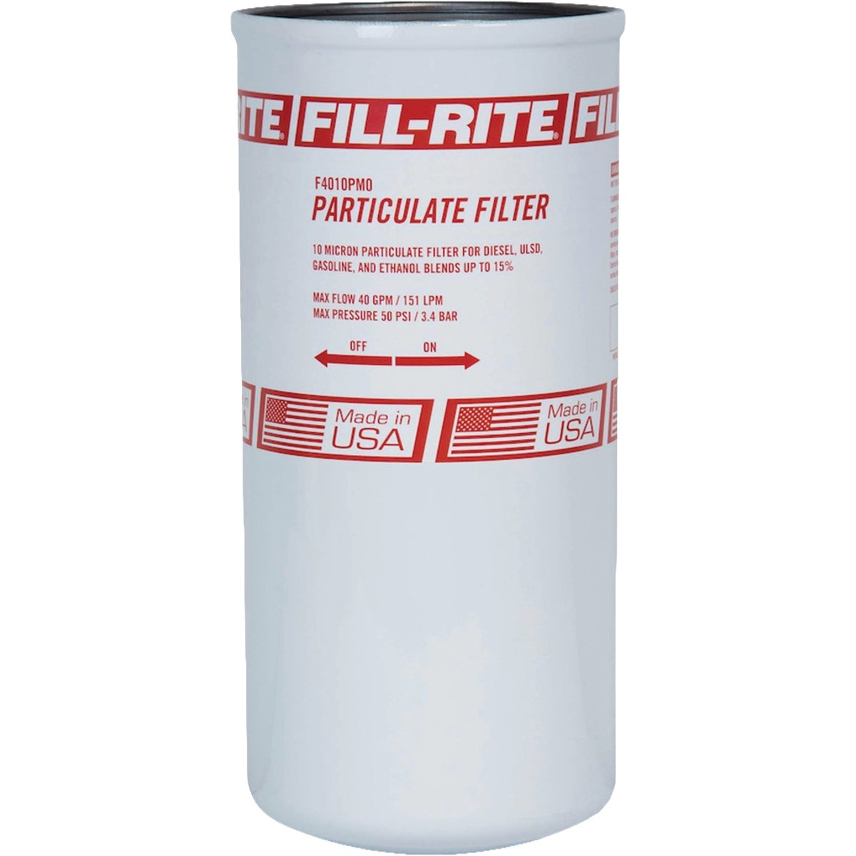 Fill-Rite 10 Micron Particulate Fuel Transfer Filter