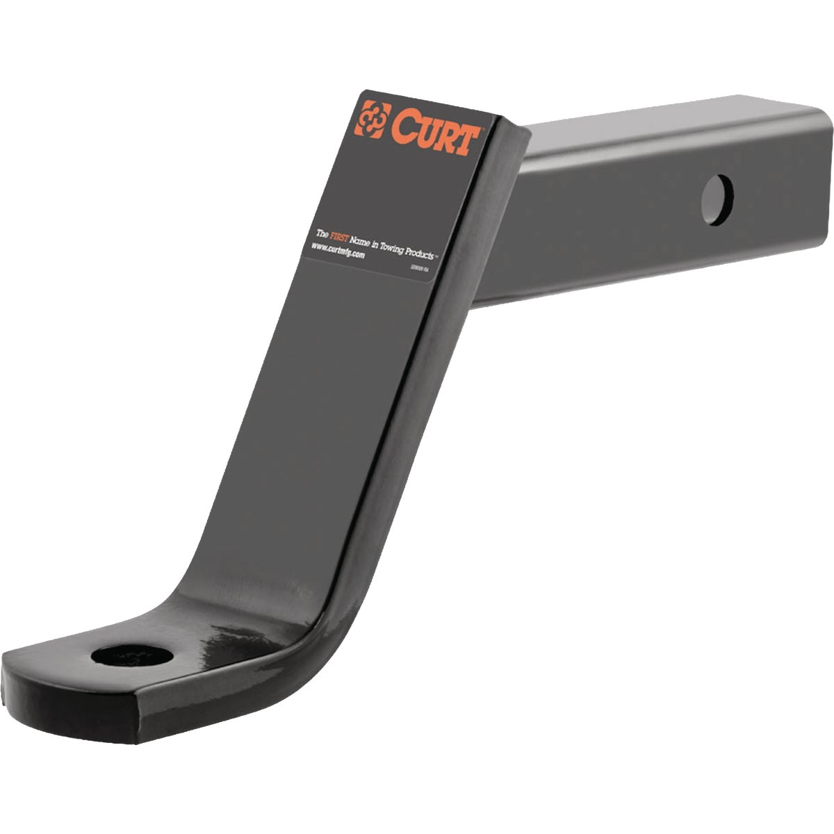CURT 7500 Lb. 6 In. Drop 4 In. Rise 1 In. Hole Class 3 Trailer Hitch Ball Mount fits 2 In. Receiver
